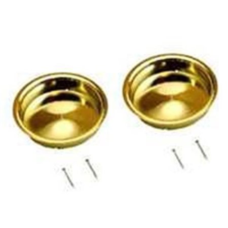 PRIME-LINE Prime Line Products Pull Door Edge Brass 1-3/4In N 6698 7079221